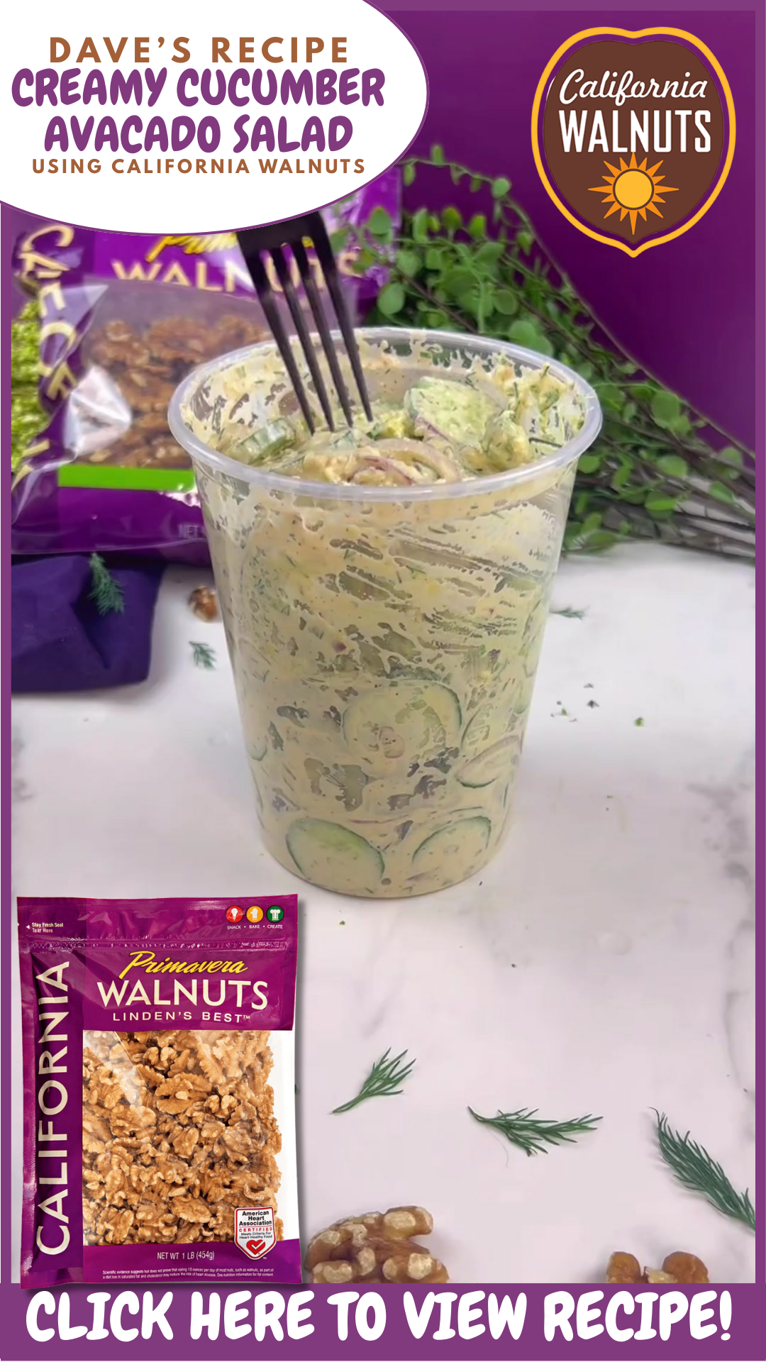 Creamy Cucumber Salad 